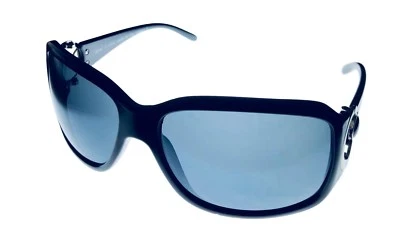 Esprit Womens Sunglass Black Rectangle Plastic, Gradient Lens ET19314. 538