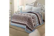 Bedding King Super Soft 2kg 160 x 220 Mink Blanket - Boho Style