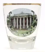 INDIA CALCUTTA MARBLE PALACE SHOT GLASS SHOTGLASS