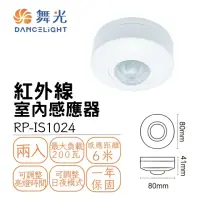 在飛比找momo購物網優惠-【DanceLight 舞光】2入組 室內紅外線感應器 人體