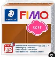 Fimo Soft Polymer Clay 2oz-Caramel EF8020-7US
