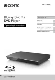 Sony BDP-BX39 Blu-ray Player Owners Manual