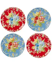 Certified International Blossom Set of 4 Dinner Plates