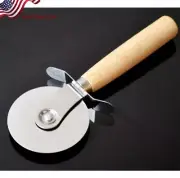 Handheld Stainless Steel Wheel Cutter Pastry Pizza Pancake Pie Slice