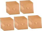 DOITOOL 50Pcs Paper CD DVD Sleeves Envelopes Holder with Heart Button Durable Storage Cases for Movies Music and Games from Scratches and Dust for Organizing