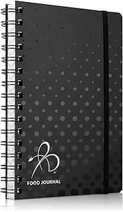 Bright Line Eating Official Food Journal | Daily Meal Planner and Food Journal for Bright Line Eaters | 90 Days | Black | Use to Stay Accountable and Track Food, Water, and Weight Loss (Black)