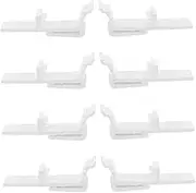 ULTECHNOVO 8pcs Curtain Accessories Blinds Parts Replacement Shower Curtain Clip Window Blind Replacement Parts Blind Clips for Valance Blind Valance Clips Replacement Curtain Clips White Pom