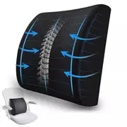 Coccyx Orthopedic Memory Foam Lumbar Back Pillow Pain Relief Support AU Office