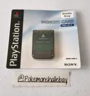 Sony Playstation 1 (PS1) Smoke Grey Memory Card *BRAND NEW/SEALED - NTSC-J*