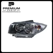 Halogen Head Lamp Left Side OES suits BMW 1 Series 2008 to 2011