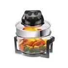 17L Family Turbo Convection Oven Broiler Cooker Black