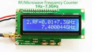 1Hz to 7.3GHz Microwave Frequency Counter Radio RF Frequency Meter Counter