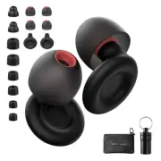 Ear Plugs for Sleeping Noise Reduction Reuseable, Concerts, Focus, Travel, Work