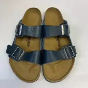 Birkenstock New with Box Arizona Midnight Natural Leather Regular - Select Size