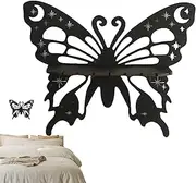 Butterfly Storage Rack - Bohemian Wooden Butterfly Rustic Decor Holder | Bohemian Wooden Butterfly Rustic Decor Holder for Bedroom Bathroom Living Room Decor Storage