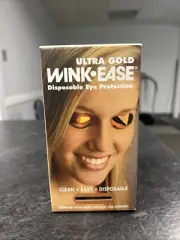 Wink Ease Ultra Gold Disposable UV Eye Protection, Sunbed Goggles, 250 Pair Roll