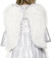 Underwraps Feather Wings White Large 26" Wings Halloween, Christmas, Cosplay,...