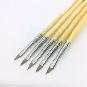 XDT Triangular Tip Nail Art Brush 20pc Set #00 Pure Kolinsky Sable Micro Detail
