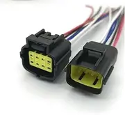 1.8mm 1 2 3 4 6 8 10 12 16 Pin Connector Auto Waterproof Quick Cable Connector Electrical Plug compatible Car Sealed Truck Socket(8P1.8 15CM)