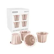 Chefmade Non-Stick Cannele Cake Mould- Set of 4