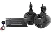 Alpine PSS-SX01 UTV 6 1/2" Speakers Pod, 4 Channel Amp & Bluetooth Controller