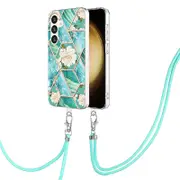 YB IMD Series-4 For Samsung Galaxy S24 Case with Lanyard TPU Electroplating Phone Protectors
