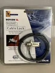 Targus Defcon Cl Laptop Computer Security Cable Lock Combination New Sealed