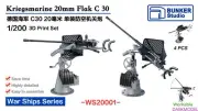 BUNKER WS20001 WW.II Kriegsmarine 20mm Flak C30 (Plastic model)