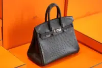 在飛比找Yahoo!奇摩拍賣優惠-『RP精品』HERMES 愛馬仕 Birkin 25cm 黑