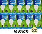 10 x 70W Pearl GLS Halogen Light Globes Bulbs Bayonet Cap B22 70W=100W A55