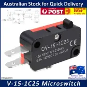 V-15-1C25 Micro Switch - 1/2HP AC / DC Push Button Limit Microswitch SPDT NO NC