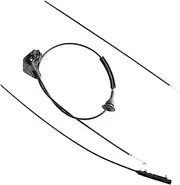 3PCS Engine Hood Release Bowden Cable Wire X5 E53 2000-2007, 51238403219 Hood Lock Control Cable