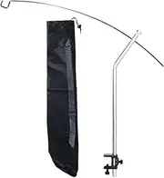 Camping Light Pole | Metal Camping Lantern Stands - Lightweight Installation Bracket, Garden Picnic Supplies for Backpacking Hiking Beach Picnic