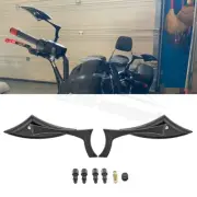 Spear Blade Rear View Side Mirrors for Harley Softail Springer Heritage Classic