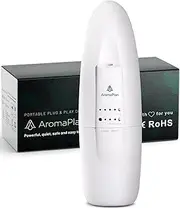AROMAPLAN Authentic Plug in Waterless Diffuser - Up to 500 Sq. FT Coverage - Nanotechnology Plug in Oil Diffuser for Essential Oils -for Home and Office - Wall Silent & Waterless Oil Diffuser (White)