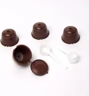 2 Sets Reusable Coffee Filter Pods for Dolce Gusto Machines, Refillable Cafe ...