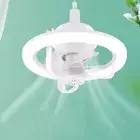 Ceiling Fans Light Super Silent RGB Mini Fan Lamp Remote Control Built-in Aroma
