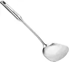 Wok Spatula Stainless Steel, Wide Spatula Turner with Hollow Long Handle