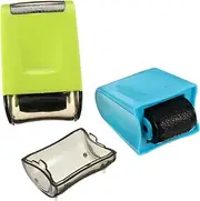 STOBOK 2sets Stamp Roller Security Stamps for Privacy Protection Easy Operation 2pcs*2