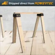 POWERTEC Plastic Sawhorse Brackets for Use with 2x4 Lumber (71026)