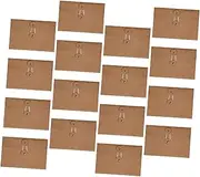 SEWACC Vintage Paper Envelopes with String Closure 20pcs Office Storage Bag Document Organizer for Office Use