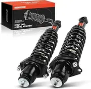 [A-premium] 2x Rear Complete Struts, Shocks & Coil Springs Assembly - Compatible with Toyota Corolla, Matrix & Pontiac Vibe (FWD, 2003-2008)