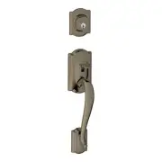 Schlage F92-CAM Camelot Exterior One-Sided Dummy Handleset - - Grey