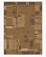 305' x 425' | Machine Washable Runner Rug | Kid & Pet Friendly | Indoor Rug | Architectural Digest Réseau Camel Rug | Ruggable