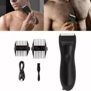 Electric Groin Hair Trimmer Men Hair Shaver Body Groomer For Manscape Waterproof