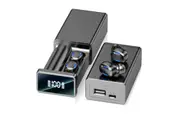 Wireless Bluetooth 5.2 Earphones In-ear Touch Control Waterproof HiFi Music Wireless Headset for Sports with Charging Case-Black