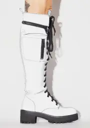 [Current Mood] Reflective Obsidian Pocket Combat Boots