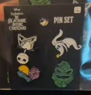 New Disney Nightmare Before Christmas Jack Sally Zero Oogie 4 Pin Set