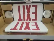 LED Exit Sign Emergency Combo Light