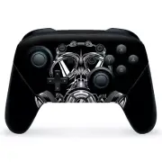 Nintendo Switch Pro Controller Skin Decal Vinyl Wrap - Apocalypse Gas Mask